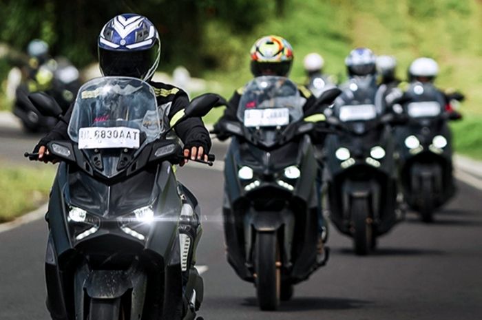 Ilustrasi Yamaha XMAX salah satu motor yang diekspor dari Indonesia ke sejumlah negara