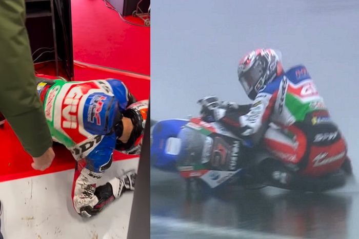 Iker Lecuona jadi korban cuaca buruk di hari kedua MotoGP Inggris 2023