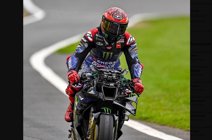 Motor Fabio Quartararo jadi naked bike di MotoGP Inggris 2023