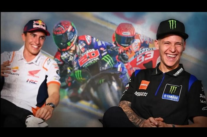 Marc Marquez dan Fabio Quartararo bikin candaan di media sosial usai MotoGP Inggris 2023