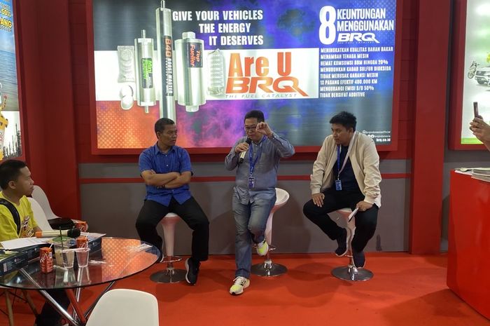 BRQ Fuel Catalyst berikan edukasi bahaya polusi di GIIAS 2023.