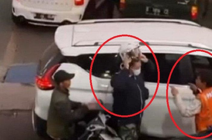 Rekaman video diduga oknum TNI pukuli tukang parkir di Bandung