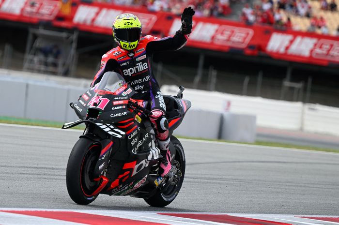 Aleix Espargaro memenangkan balapan sprint MotoGP Catalunya 2023