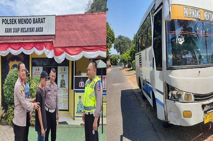 Sopir bus bernama Danang Salim Oktiando (33) menyerahkan diri ke Polisi setelah tabrak lari pemotor, SIM B1 Umum miliknya terancam dicabut