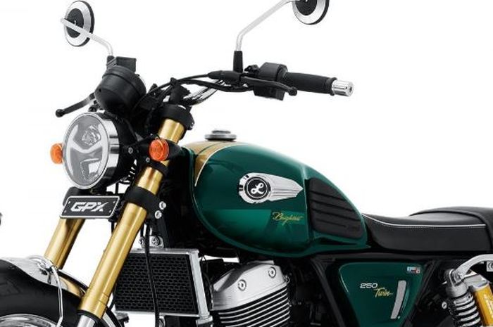 Penampakan GPX Legend 250 Brighton, motor retro 250 cc 2-silinder yang harganya lebih murah dari Yamaha XSR 155.