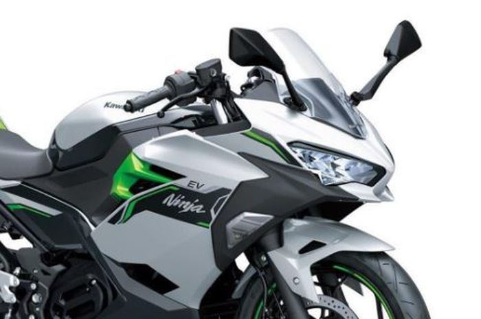 Penampakan Kawasaki Ninja e-1, motor listrik baru non kopling, tidak bersuara, dan tidak minum bensin.