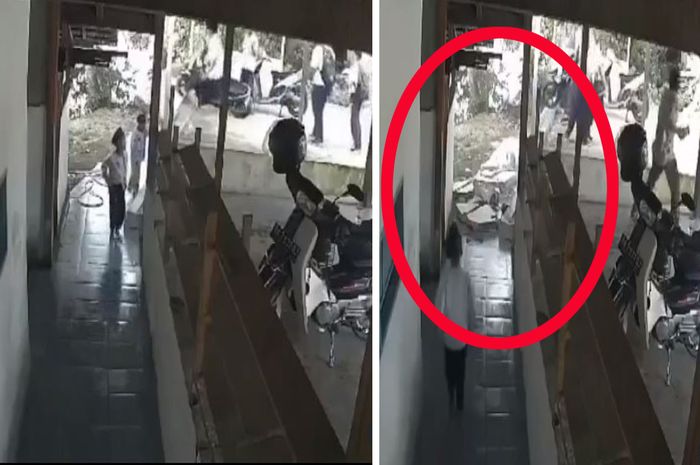 Tangkap layar seorang bocah 8 tahun meninggal dunia tertimpa beton yang ditabrak remaja saat melakukan aksi freestyle di KOta Padang, Senin (18/9/2023).