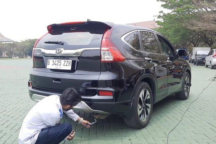 Honda CR-V yang ikut uji emisi gratis di Plaza Pemda Bekasi dari 19-21 September 2023
