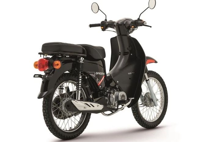 Penampakan Solar Groove Cross 2023, bebek retro kembaran Honda Super Cub yang ngebet main tanah.