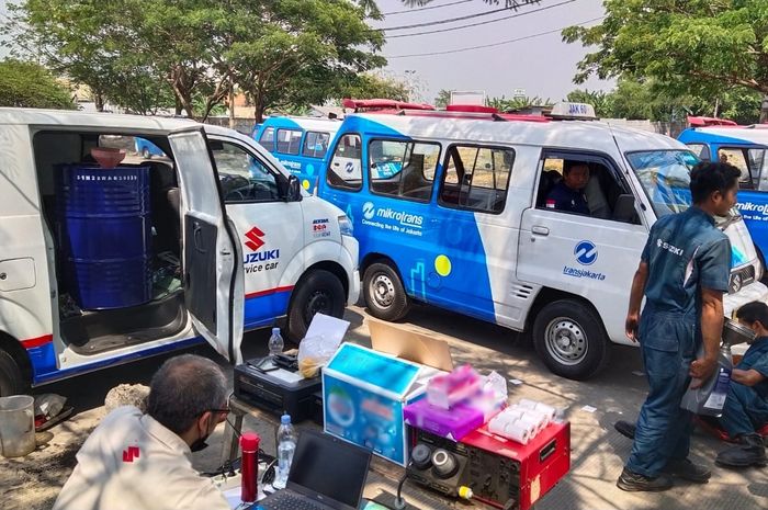 Suzuki gelar servis gratis untuk kendaraan umum demi kenyamanan publik