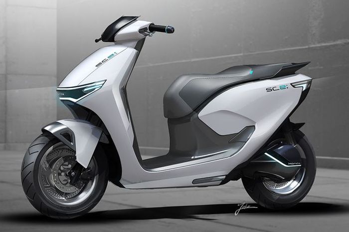 Penampakan Honda SC e: Concept yang akan diperkenalkan pada Japan Mobility Show 2023