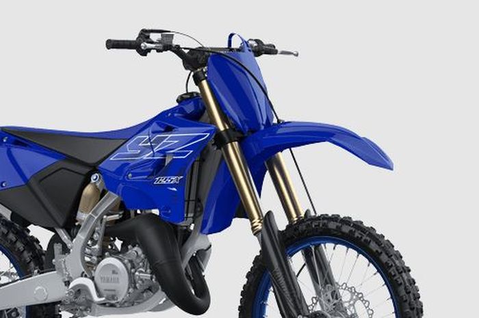 Penampakan Yamaha YZ125X yang dijual Rp 97 jutaan di Indonesia, jangan dipakai di jalan raya ya.