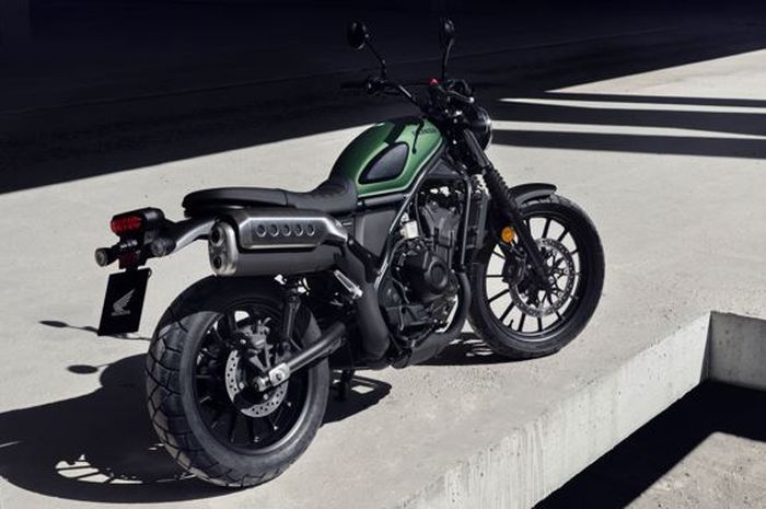 Penampakan Honda CL500, scrambler retro berbasis Rebel 500 yang bisa ngacir 334 km sekali full tank.