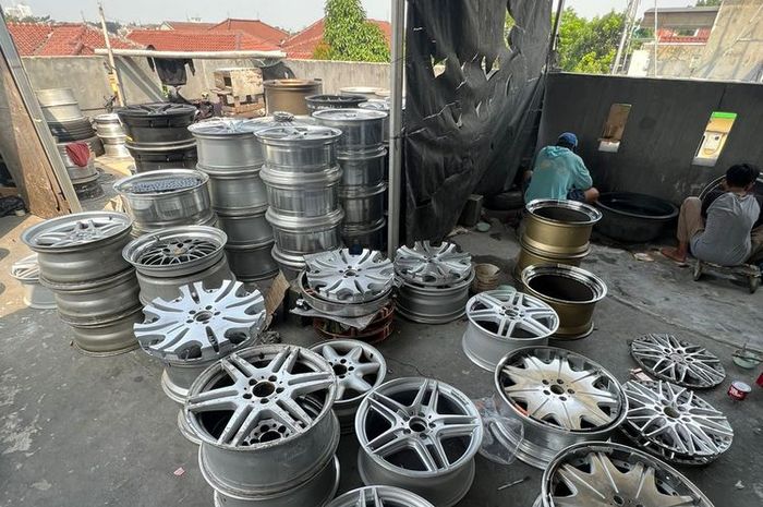 Perbaikan pelek yang pecah di Ping Wheels  