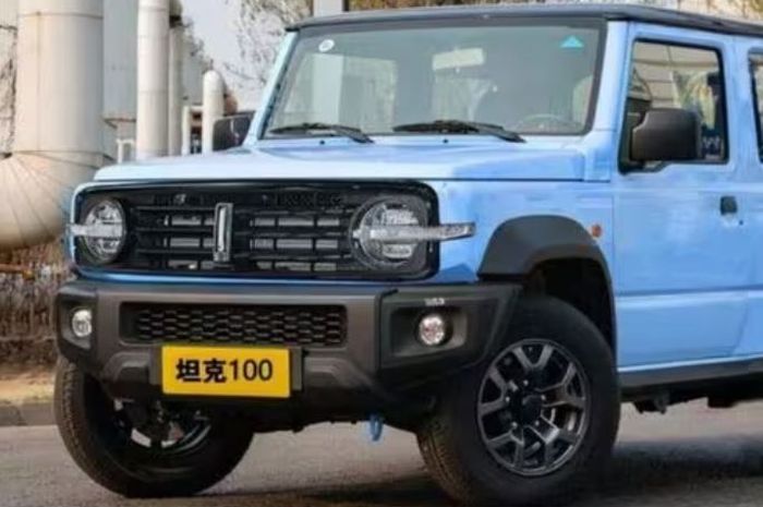 Penampakan renderan mobil baru Tank 100 dari Great Wall Motors China, tampilannya mirip Suzuki Jimny.