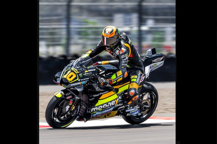 Luca Marini rebut pole position kualifikasi MotoGP Indonesia 2023