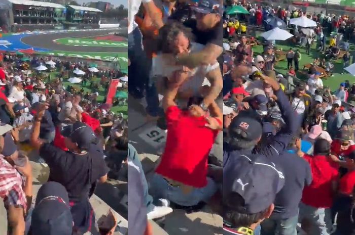 Kerusuhan penonton terjadi pada balapan F1 Meksiko 2023
