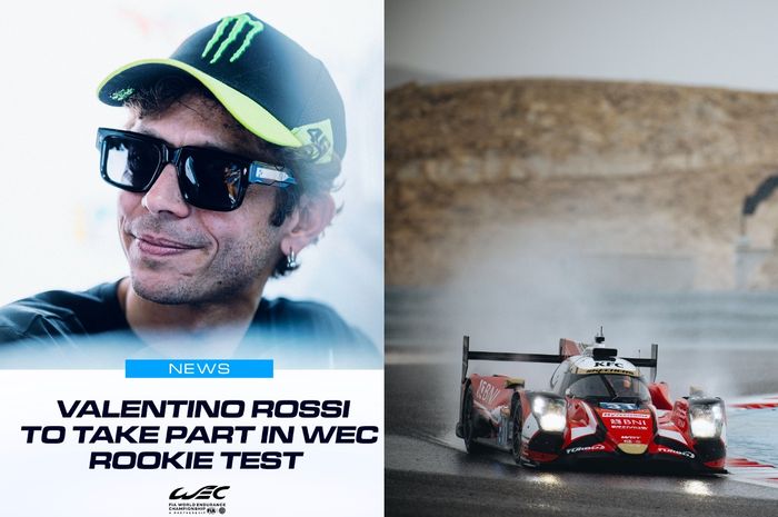 Valentino Rossi akan menjalani tes mobil LMP2, persiapan untuk Le Mans 24 Hours, apakah akan semobil dengan Sean Gelael lagi?