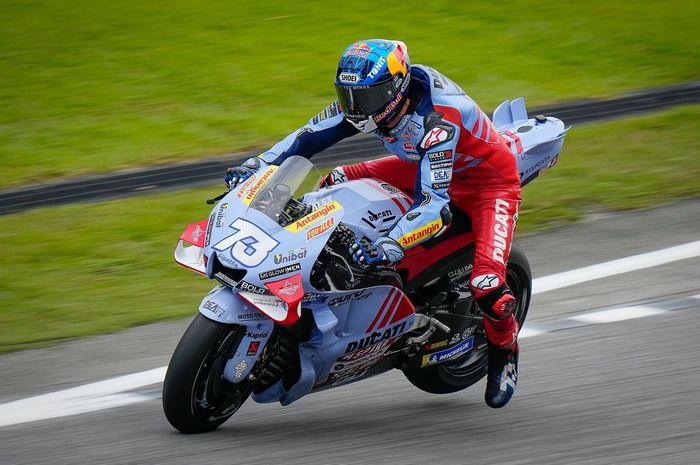 Alex Marquez menang balapan sprint MotoGP Malaysia 2023, Jorge Martin dan Pecco Bagnaia podium