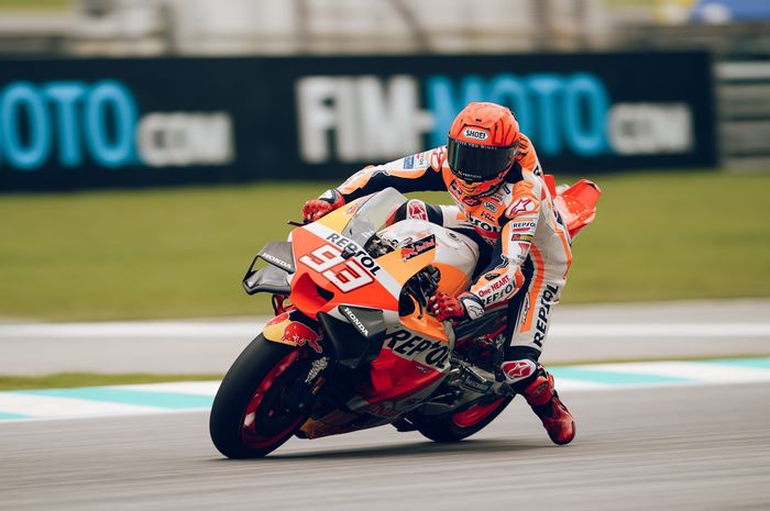 Crash berkali-kali di MotoGP Malaysia 2023, Marc Marquez siap cetak rekor