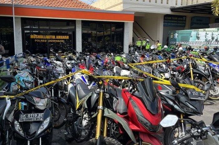 Ratusan motor kena tilang di Bali buntut aksi speeding yang meresahkan
