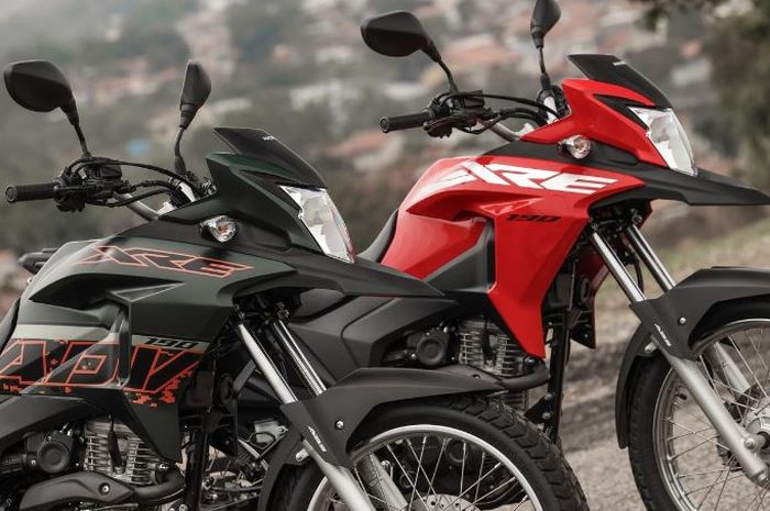 Penampakan motor baru Honda XRE 190 2024 yang tampil lebih sangar berkat warna anyar