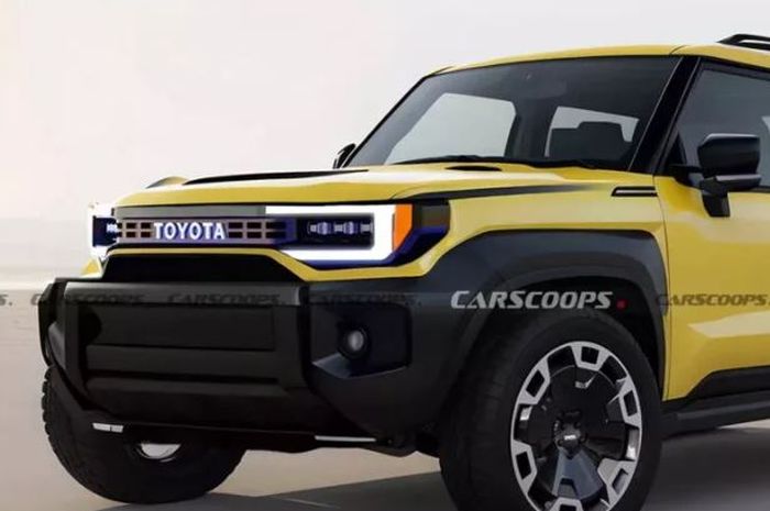A rendering of the new car is suspected to be the Toyota Land Hopper compact SUV