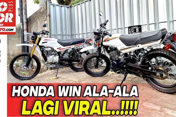 Modiifkasi ala-ala Honda Win kembali ramai akhir-akhir ini