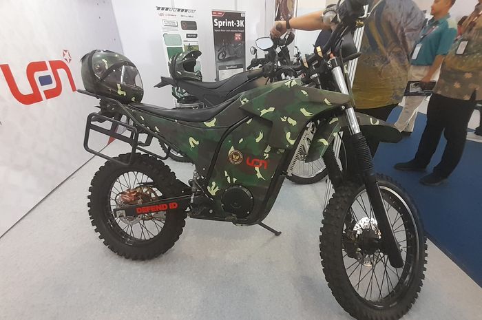 sepeda motor militer yang dinamakan Electric Tactical Motor Bike