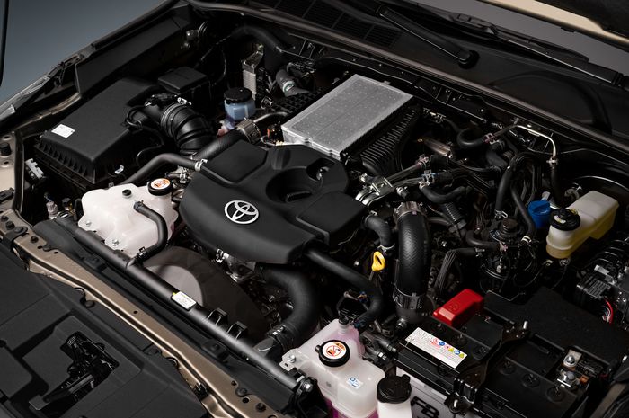 Toyota Hilux Mild Hybrid memiliki mesin diesel yang sudah memiliki sistem mild hybrid 48 Volt.