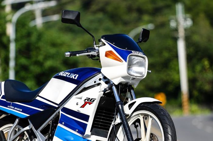 Penampakan Suzuki RG50, pendahulu motor sport 2-tak legendaris Suzuki RGR 150