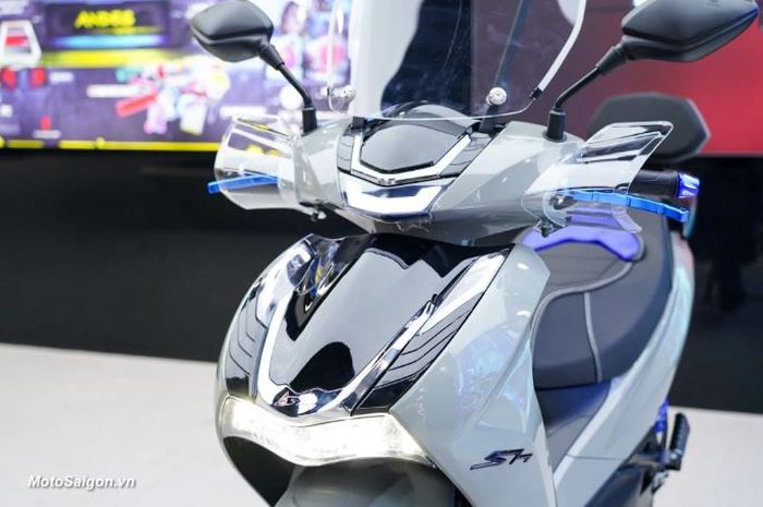penampakan motor baru Atlas SH50 Sport 2024 yang penya bentuk bebek adventure