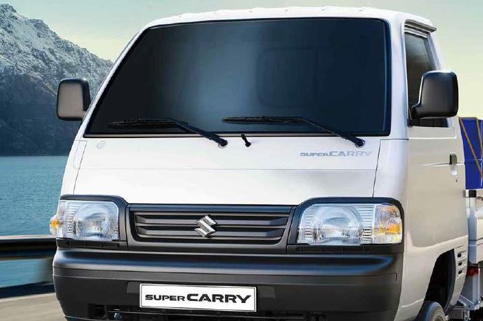 penampakan mobil baru Suzuki Super Carry yang bentuknya mirip Suzuki Carry Futura pikap