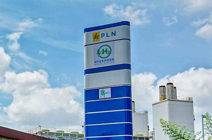 Ilustrasi Stasiun Pengisian Hidrogen dari PLN