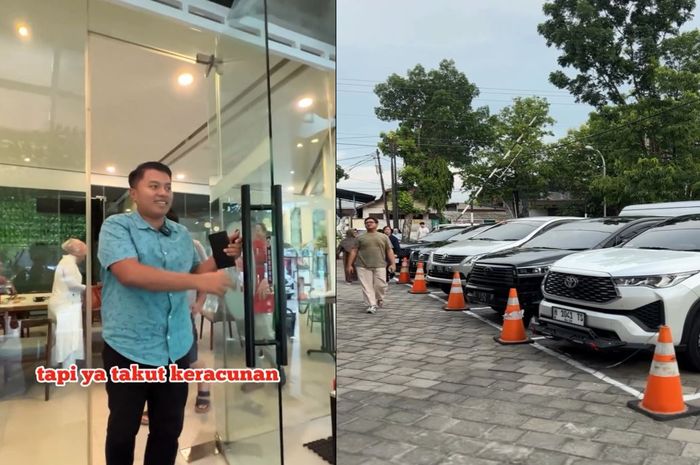 Tangkap layar Ade Bhakti saat kepincut Toyota Kijang Innova Zenix