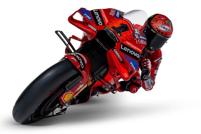 Dengan motor Ducati, Marc Marquez bikin Pecco Bagnaia waspada