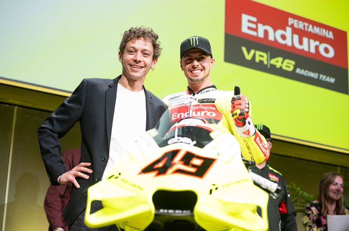 Punya Valentino Rossi sebagai mentor, Fabio Di Giannantonio pede bisa langsung tampil baik bersama Pertamina Enduro VR46 Racing Team di MotoGP 2024.