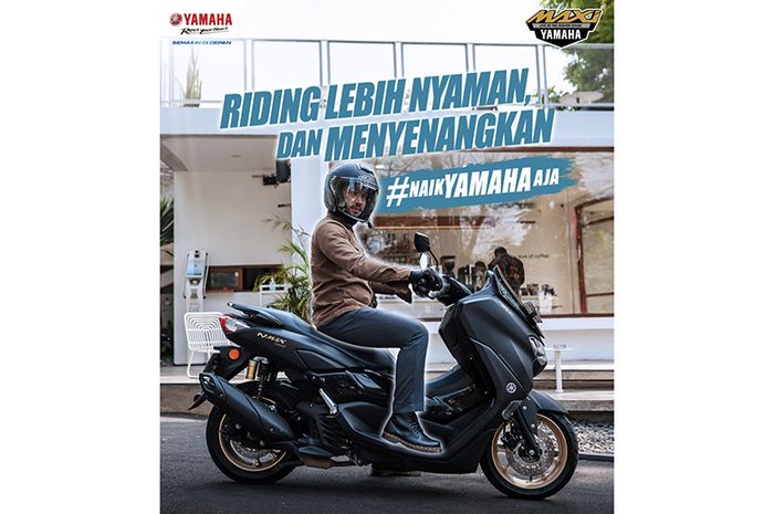 Yamaha NMAX 155 menawarkan pengalaman riding yang nyaman.