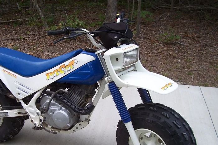 penampakan motor off-road unik Honda TR200 Fat Cat
