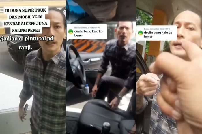 Chef Juna ribut dengan sopir truk di Tol Pondok Ranji