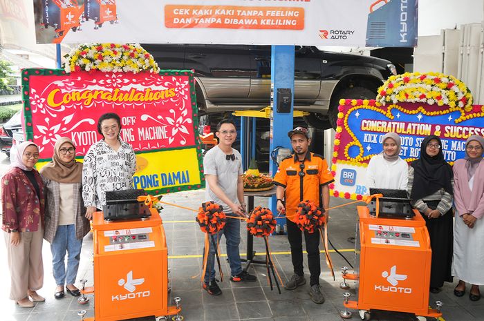 Kick Off Kyoto Shaking Machine di outlet Rotary Auto cabang Veteran, Jakarta Selatan