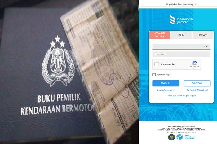 cara blokir STNK kendaraan lama yang sudah dijual secara online lewat aplikasi Pajak Online Jakarta