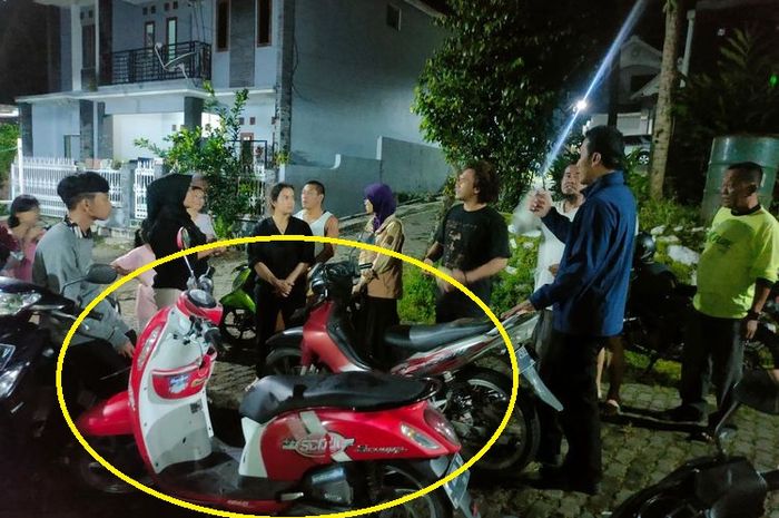 Honda Scoopy milik petugas KPPS TPS 09 Perumahan Taman Bukit Klepu Pringapus terselamatkan dari percobaan pencurian saat penghitungan suara