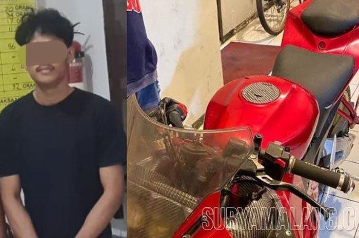 Mahasiswa nyolong Yamaha R15 kepunyaan teman sendiri di Malang