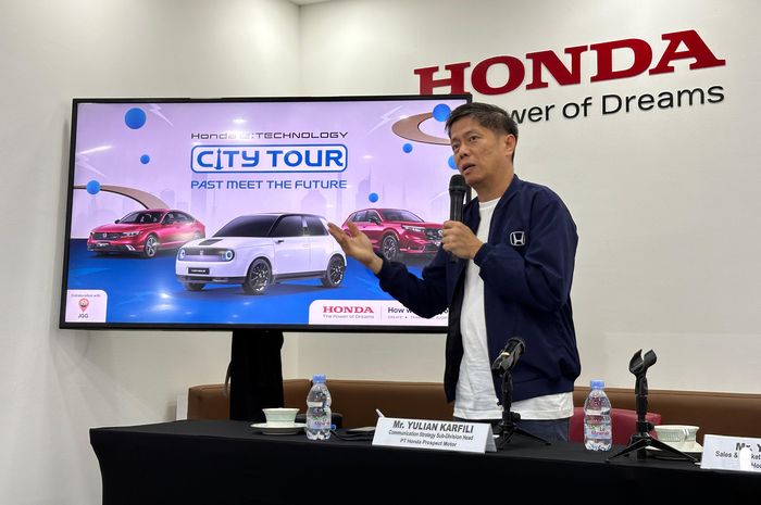 Konferensi pers Honda :technology city tour Jakarta