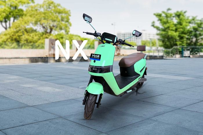 Tampilan motor listrik Viar NX