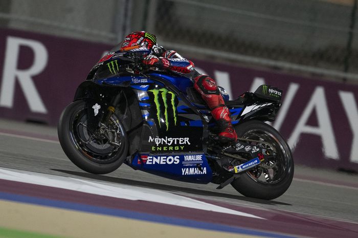 Ban Yamaha YZR-M1 disebut Quartararo terlalu cepat rusak di sprint race MotoGP Qatar