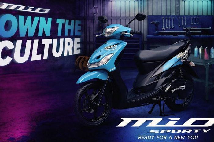 Yamaha Mio Sporty masih dijual di Filipina, warna ngejrengnya bisa jadi acuan modifikasi