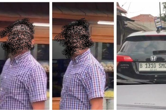 Viral pria berkacamata ludahi pengemudi mobil karena tak terima diklakson. Sosok terungkap?