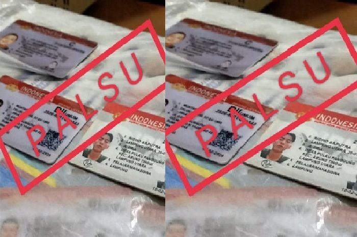Ilustrasi SIM palsu.